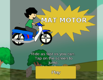 Mat Motor Rider game screenshot