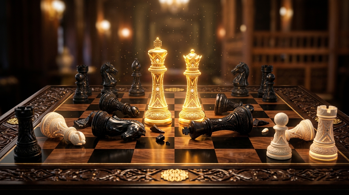 Catur 3D Royal Chess with AI and 2-Player modes